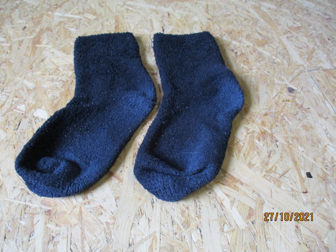 Socken, schwarz, Größe 38/39