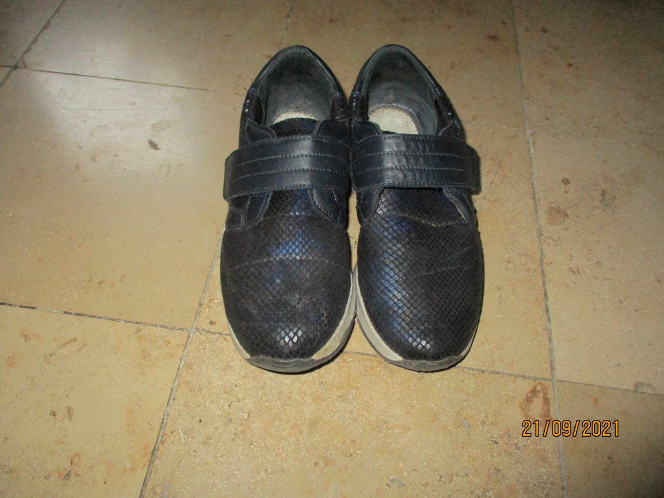 Halbschuh, schwarz, Größe 38