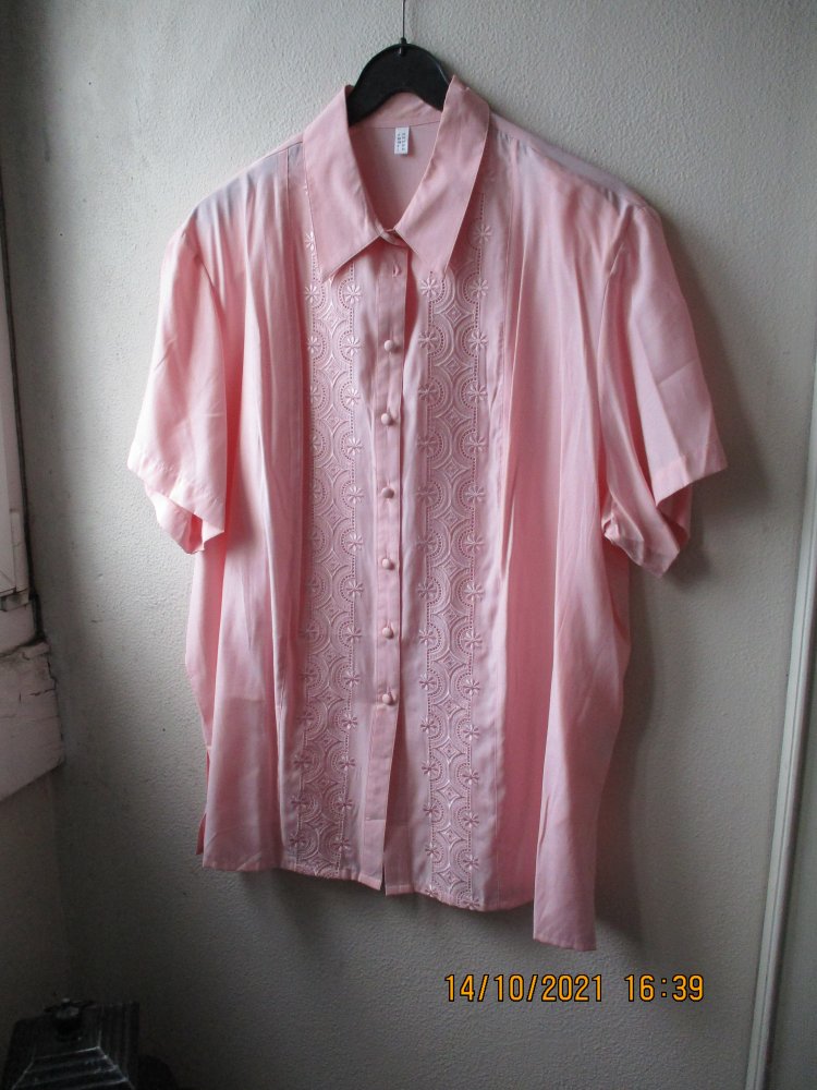 Bluse, rose, Größe 50