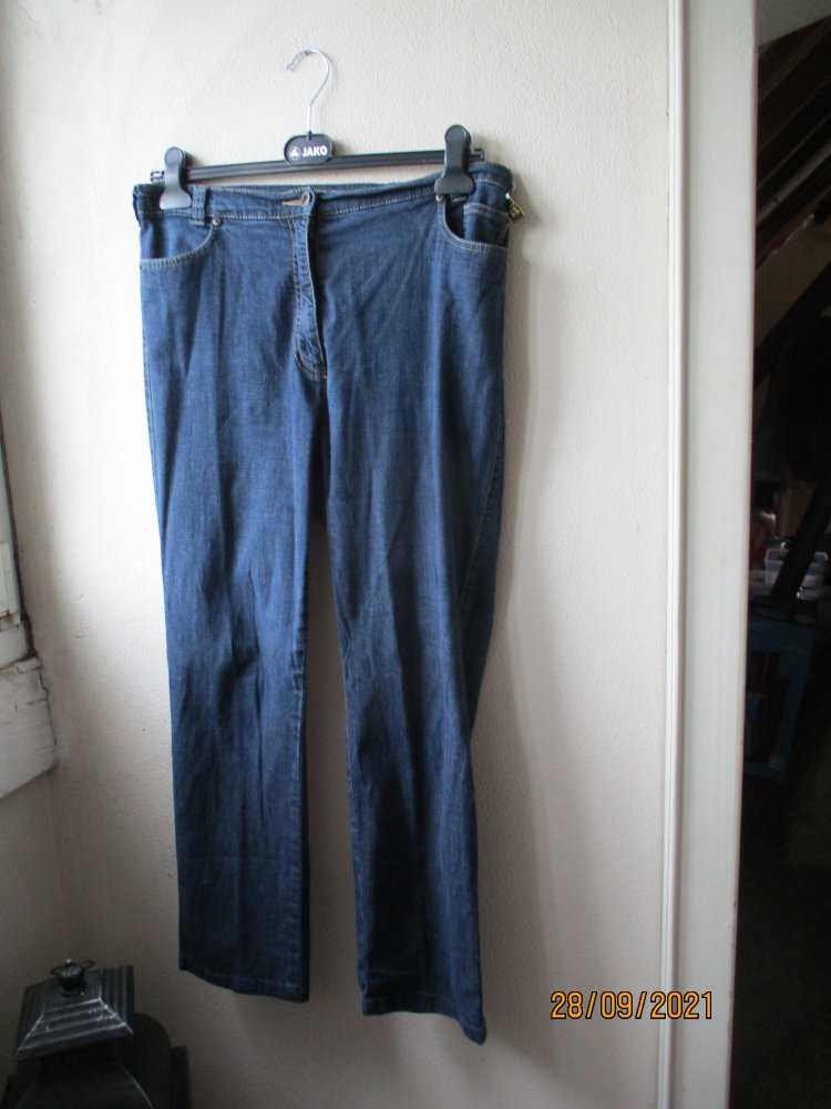 Jeans von Adelina by Schneider, blau, Größe 22 kurz