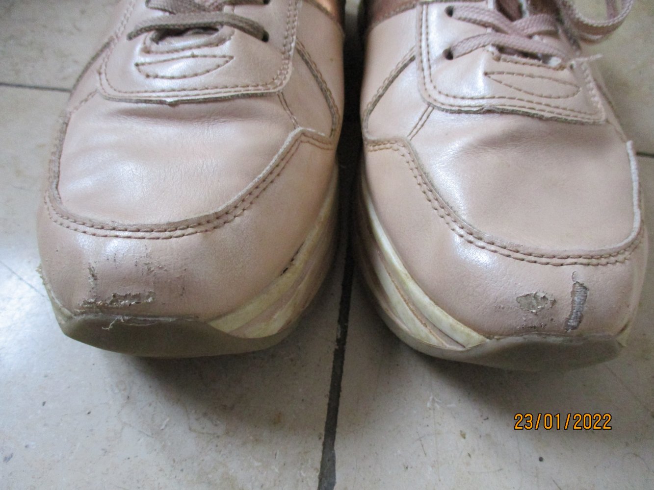 Halbschuhe von Sprox, beige / gold, Größe 41