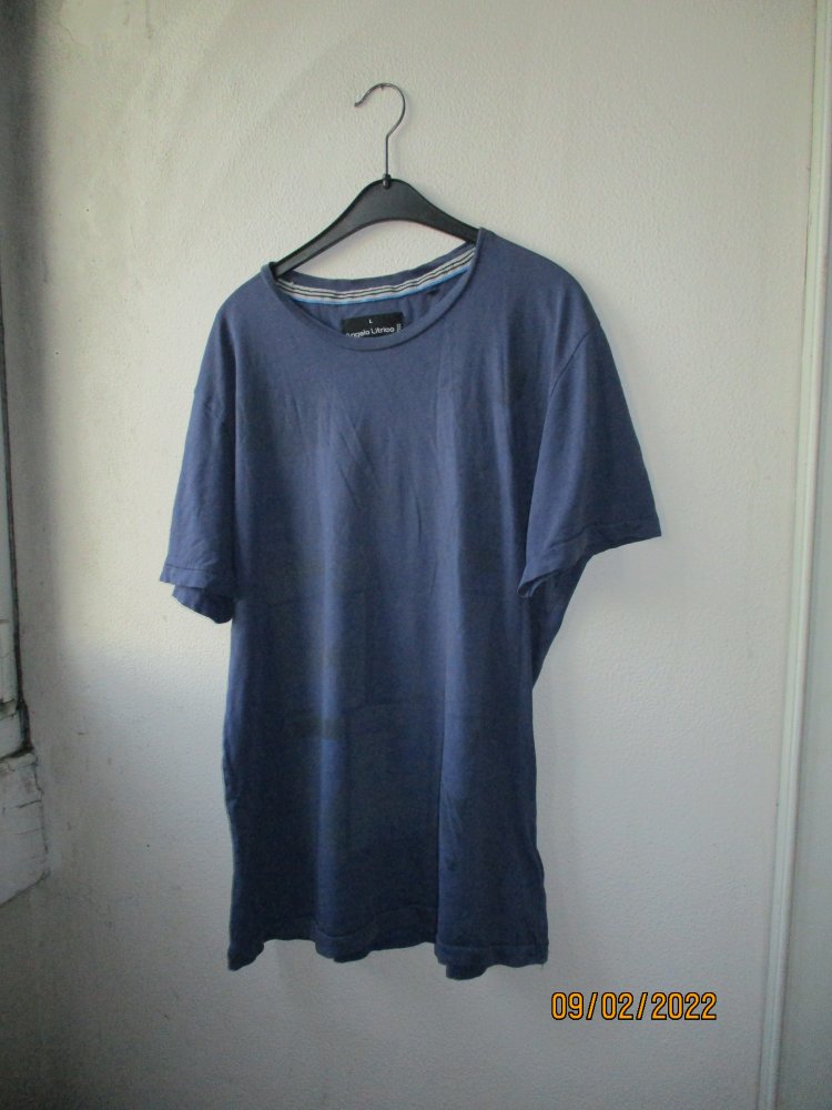 T-Shirt von Angelo Litrico by C&A, blau/schwarz, Größe L
