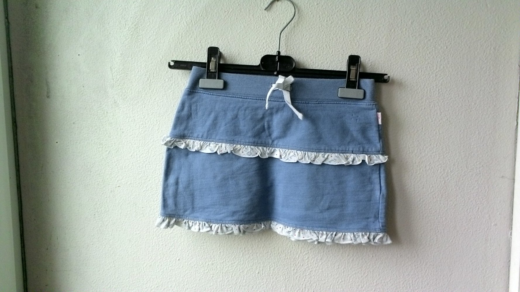 Rock von small paul, blau/weiß, Größe 6/116 cm