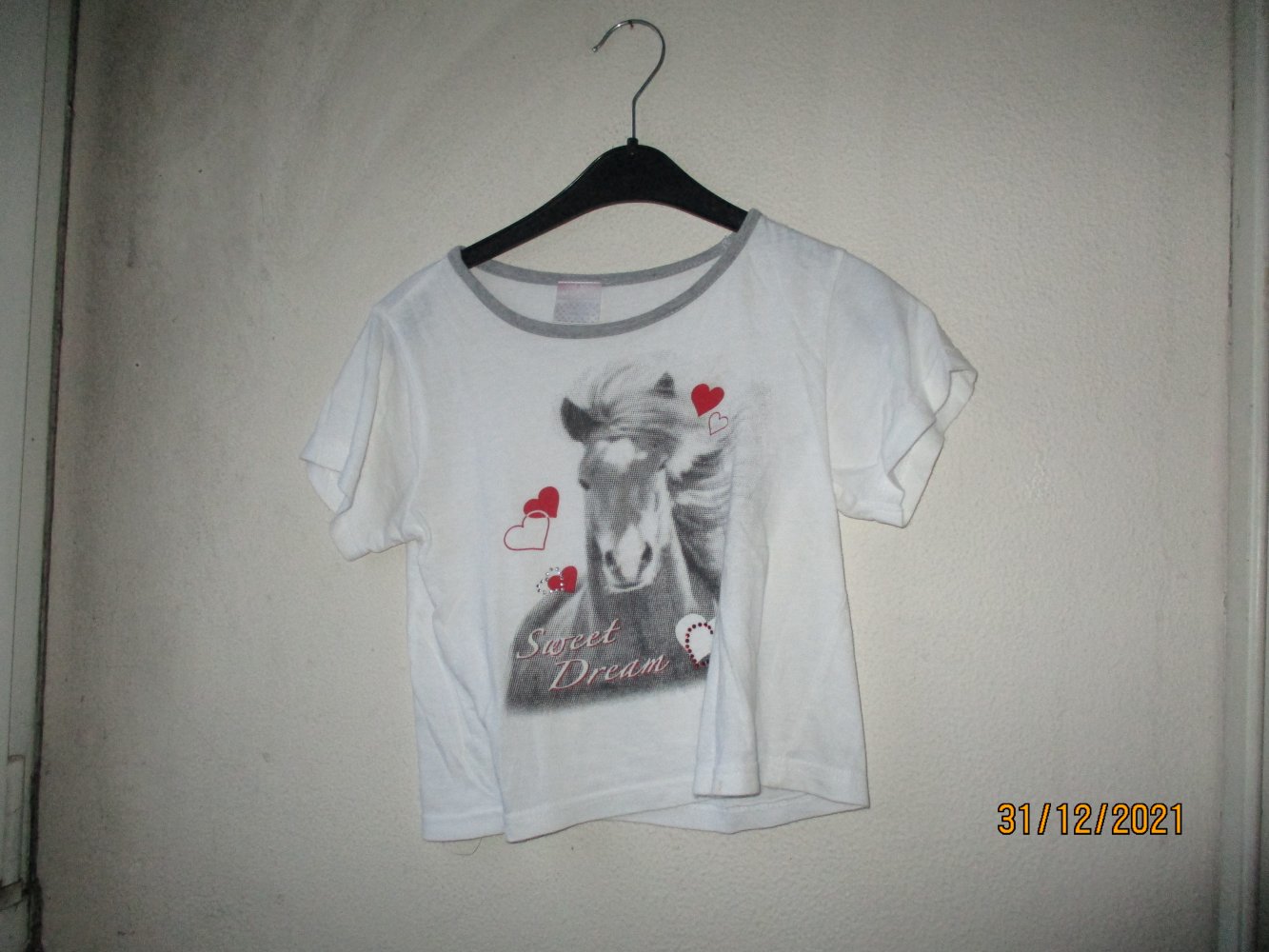 T-Shirt von Shorty, weiß/bunt, Größe 104