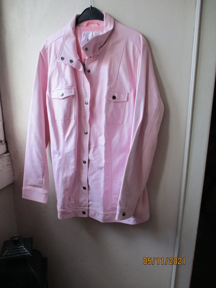 Jacke von bpc bonprix collection, rosa, Größe 50