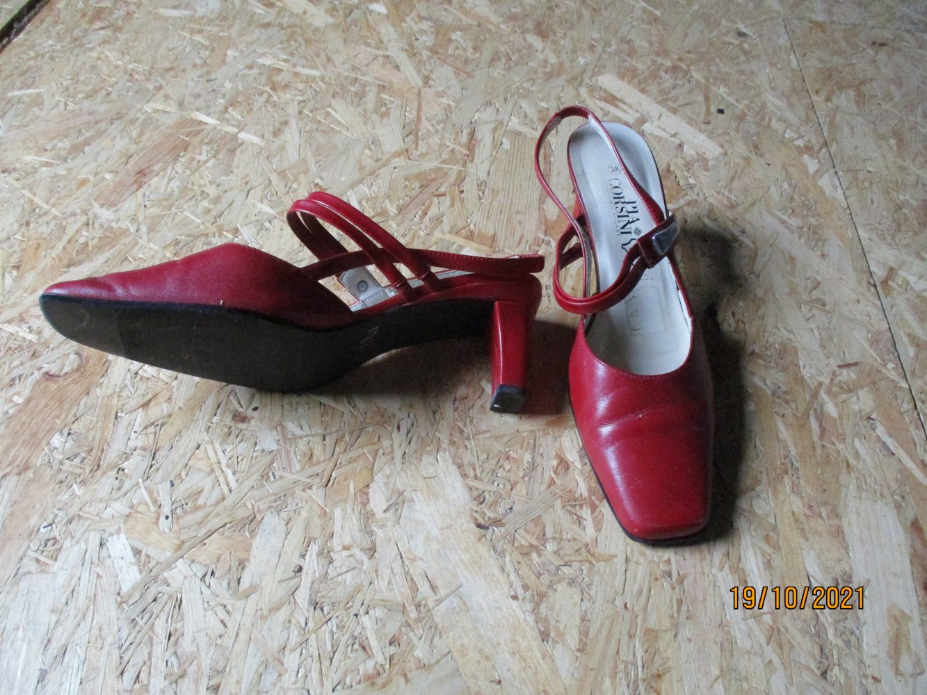 Pumps von Pia Corsini, rot, Größe 38