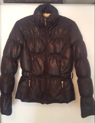 Schwarze Daunenjacke Gr. 36