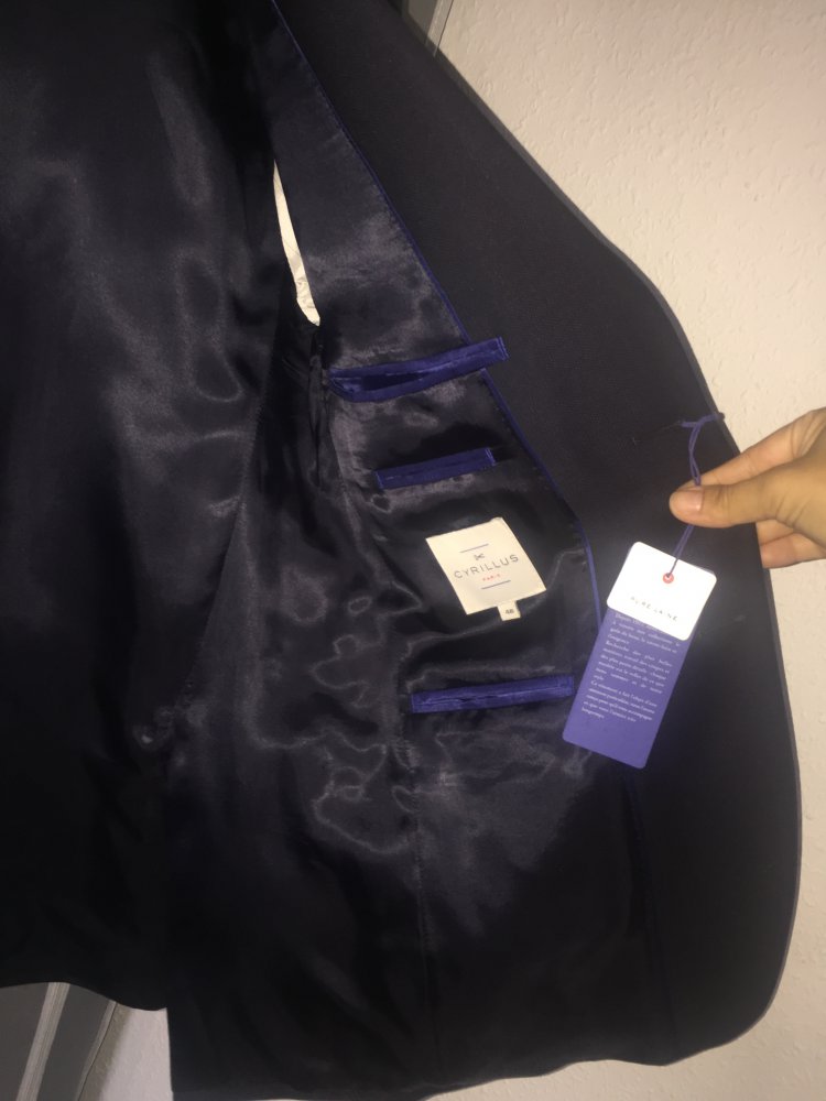 NEU Anzug von CYRILLUS Paris Gr 48 