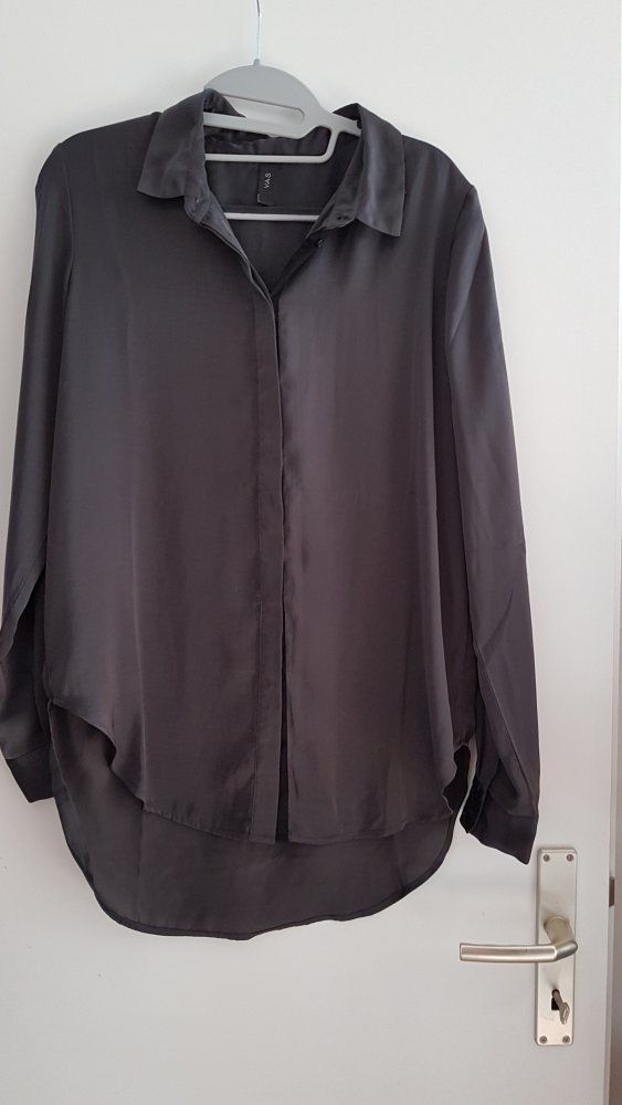 Yas Silber Graues Hemd Bluse Kleiderkorb De