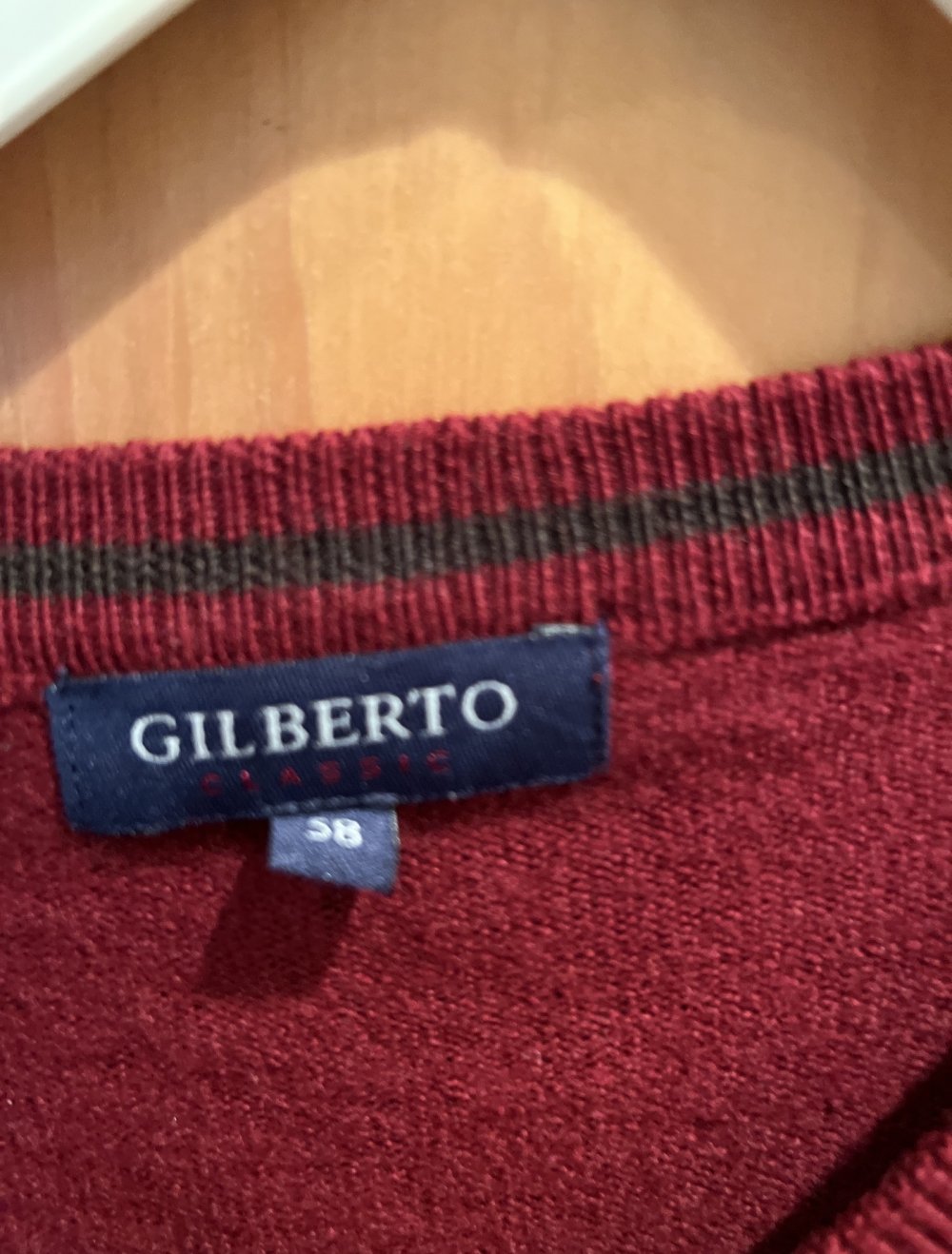 Gilberto Pullover, rot Größe 2XL /58 neu