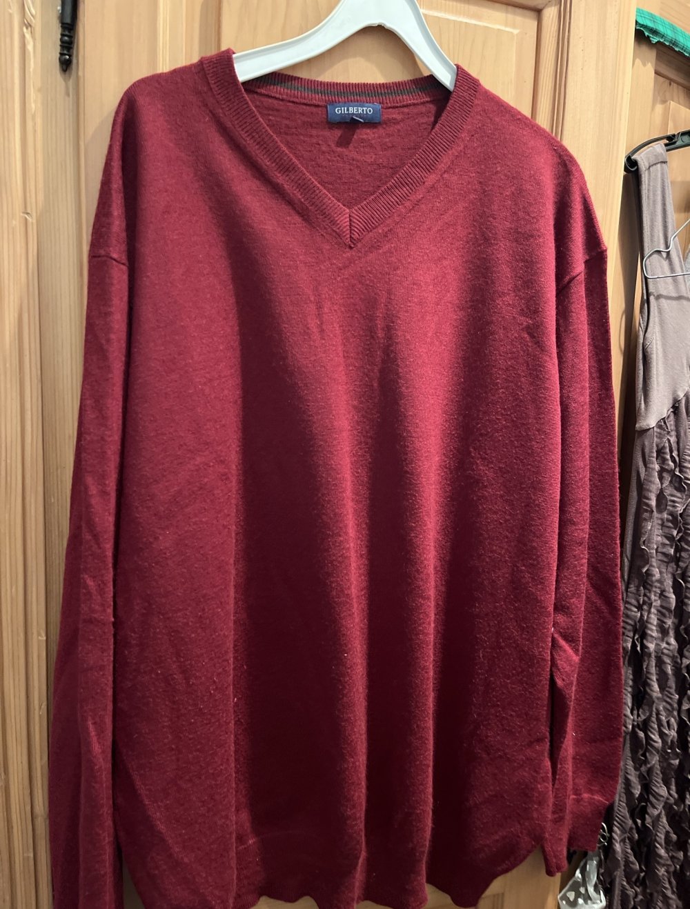Gilberto Pullover, rot Größe 2XL /58 neu