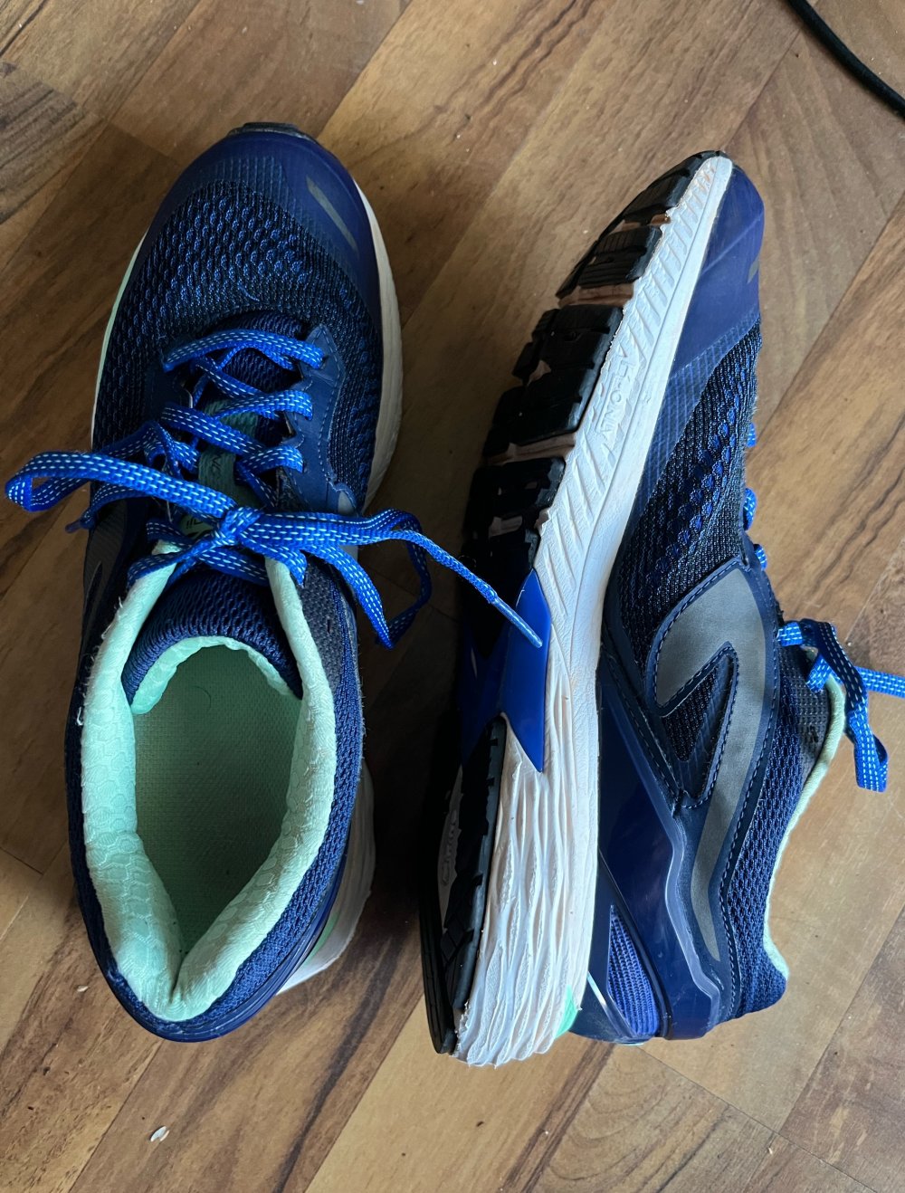 blaue Turnschuhe Sneaker, Fitness, Schuhe kalenji Größe 38 neuwertig