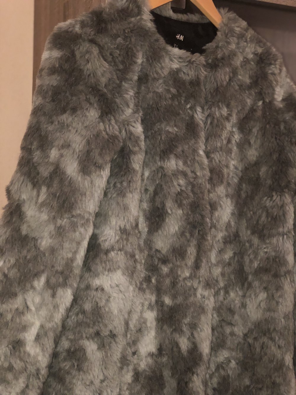 Fell Jacke H&M grau
