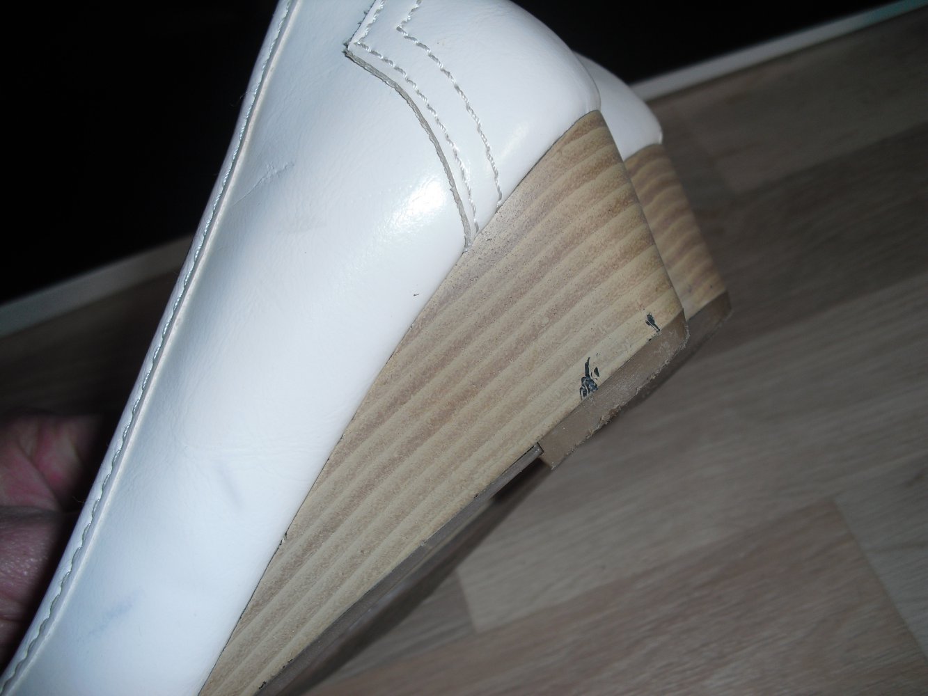 Supersüße Keilabsatz Ballerina Wedges mit Schnalle 