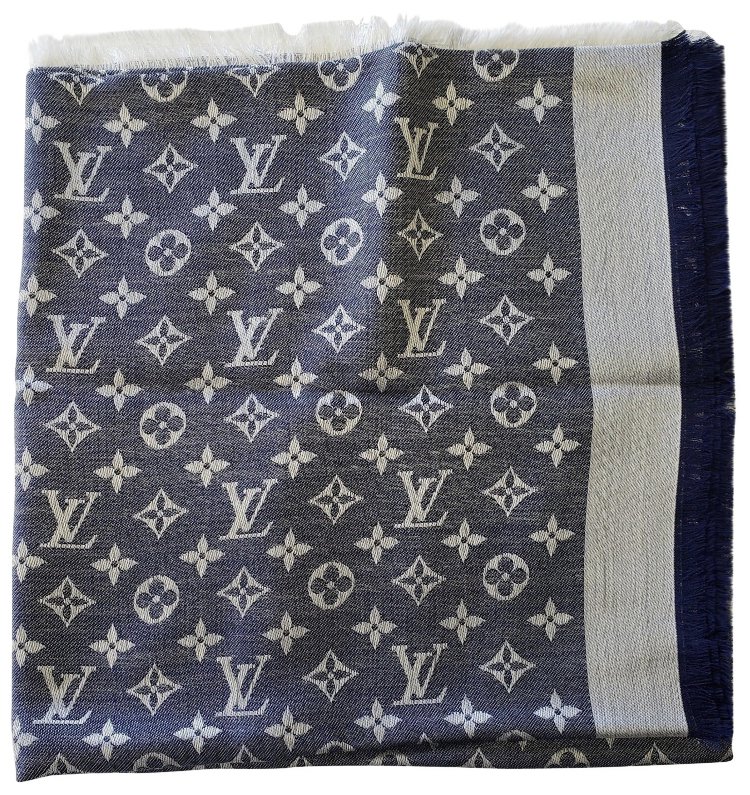Louis Vuitton Tuch Blau 