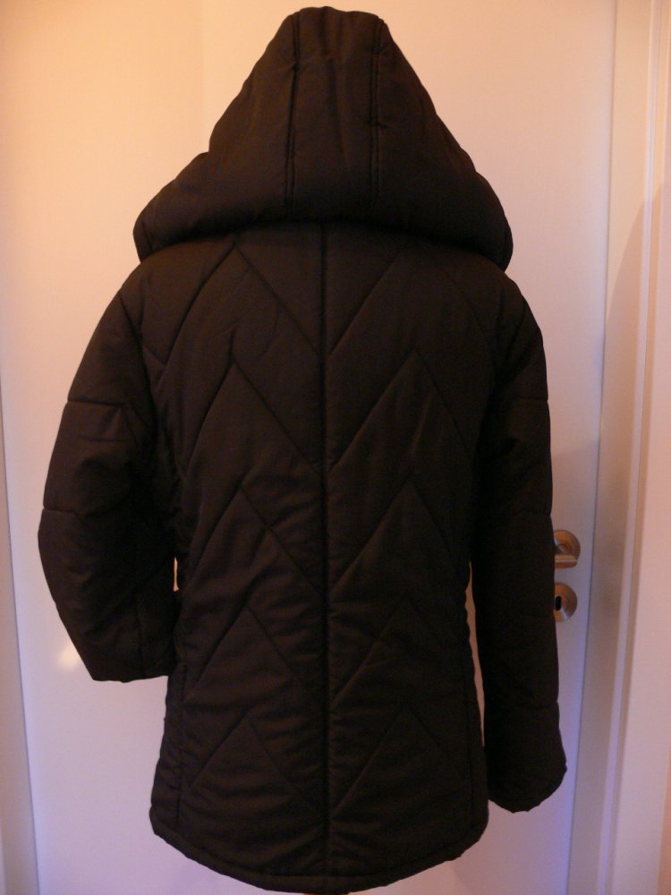 leichte Steppjacke Kapuze von Steve Ketell Gr. S 36 