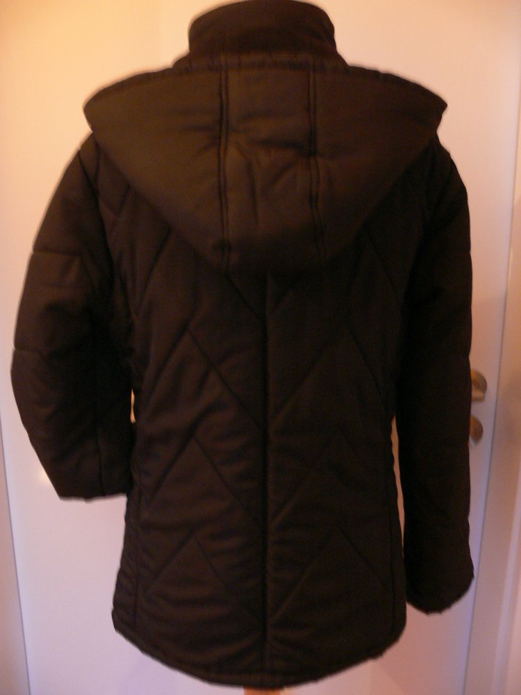 leichte Steppjacke Kapuze von Steve Ketell Gr. S 36 