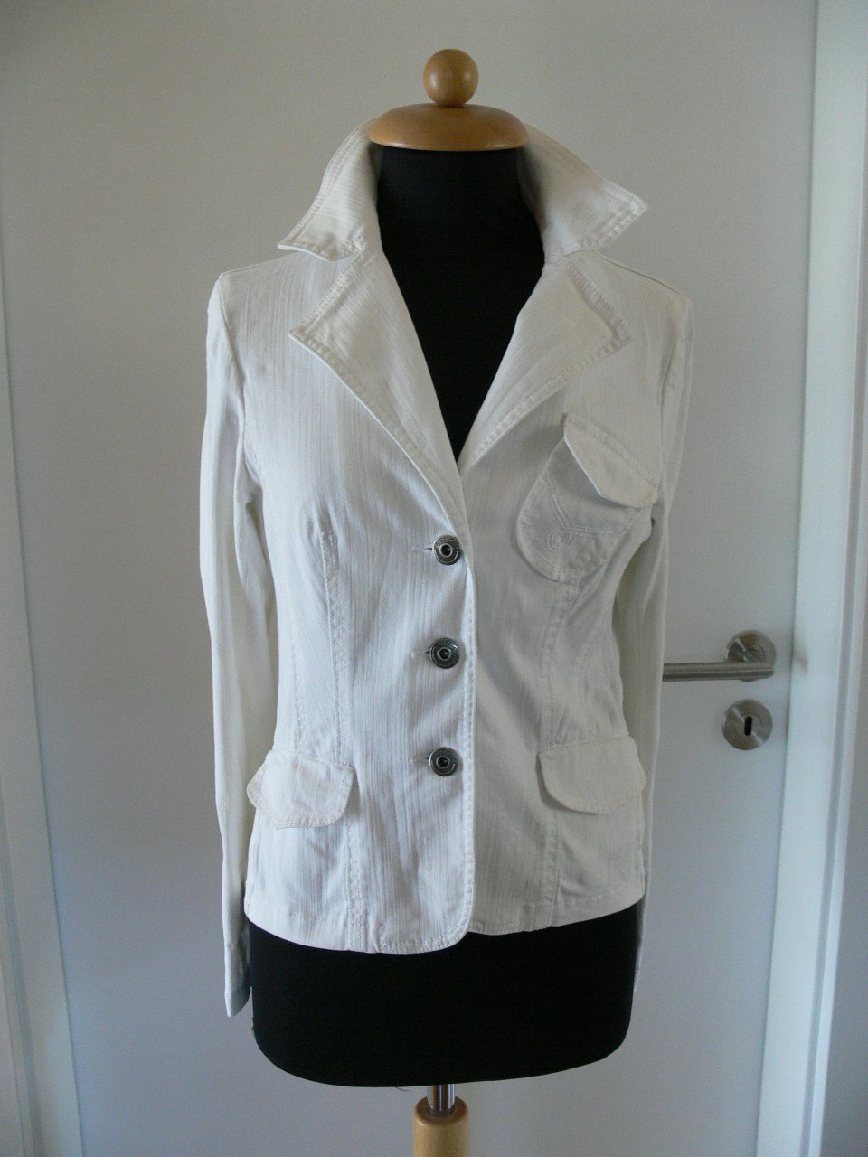Street One Jeans Blazer weiss Gr. 36 