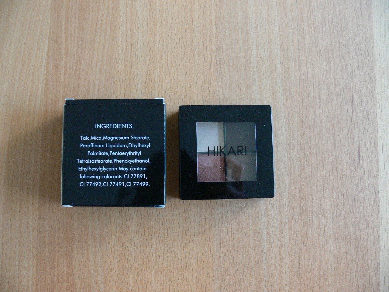 Hikari cosmetics tonya eye shadow quad - Neu original verpackt 4er Lidschatten