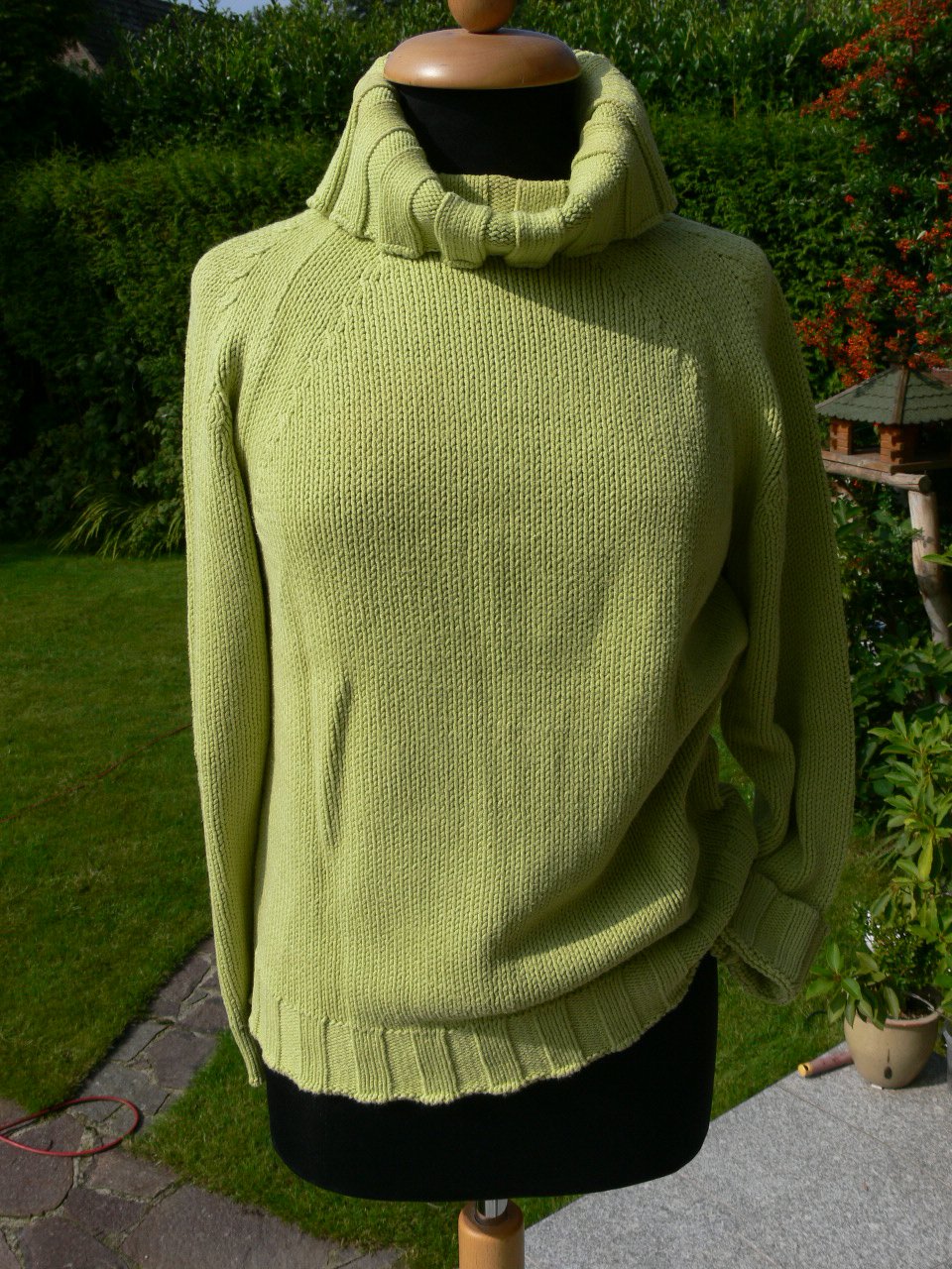 Rollkragen Pulli hellgrün Gr. S sehr guter Zustand