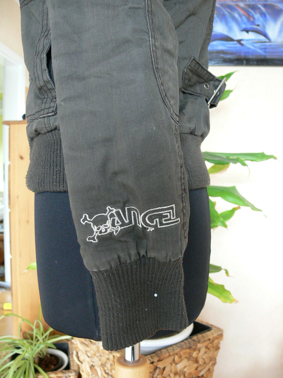 tolle Bomberjacke braun Gr. XS wattiert 