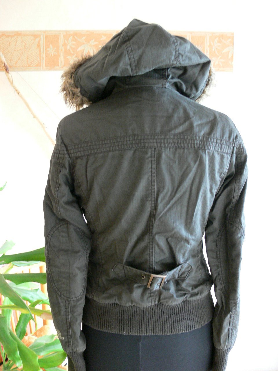 tolle Bomberjacke braun Gr. XS wattiert 