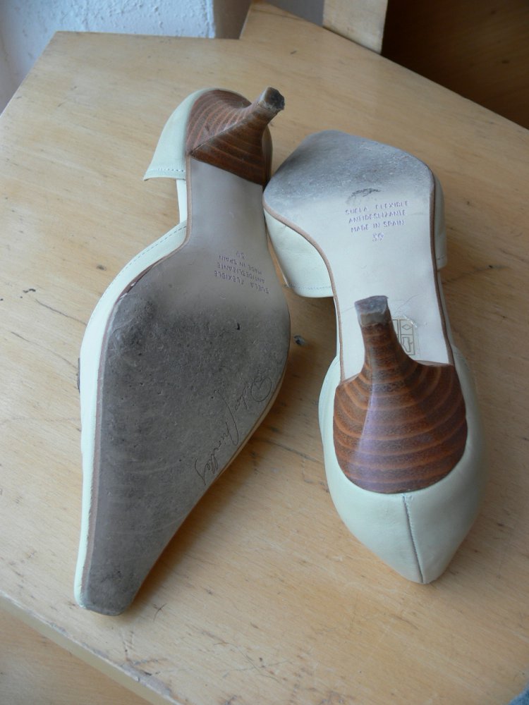 wunderschöne Pumps beige Gr. 39 von Pedro Miralles butterweich wie neu