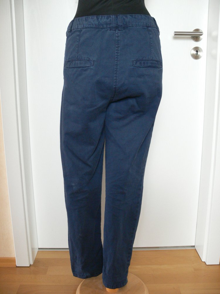 tolle Chino von H&M dunkelblau Gr. 36 Boyfriend