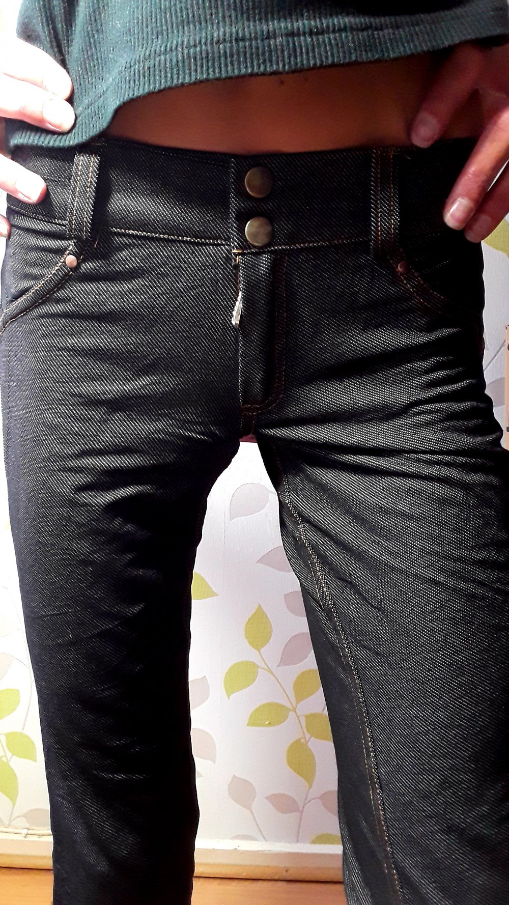 NEU! SeXy KouCla Röhren Treggings Leggings Gr S mit dicken Nähten  