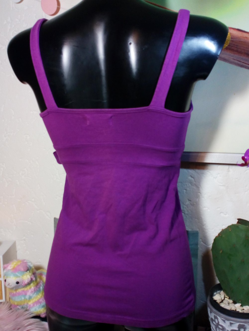 Verspieltes Orsay LA Wickel Top mit Schleife BOW Gr S/M 36/38 Uni Lila Purple Blogger Top Hippie
