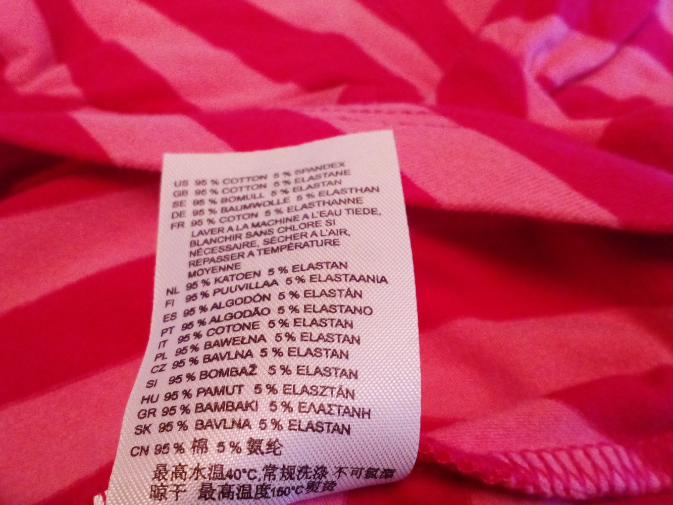 TOP! Süßes Sommer H&M Streifen Top im Wickellook Pink Rosa Gr 38 M Medium Pink Stripes