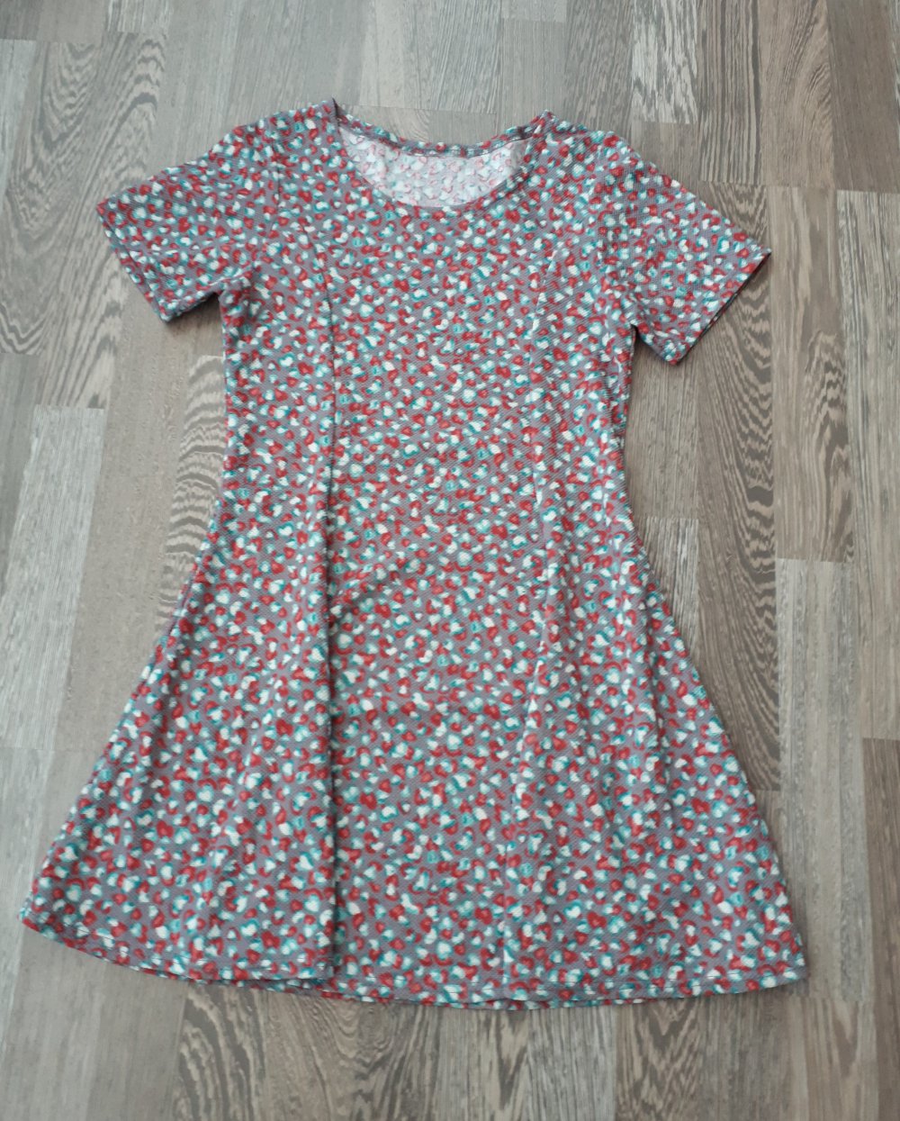 gemustertes Stretchkleid