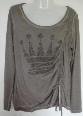 Rick cardona Heine Langarmshirt zum Raffen Gr. 38 ungetragen