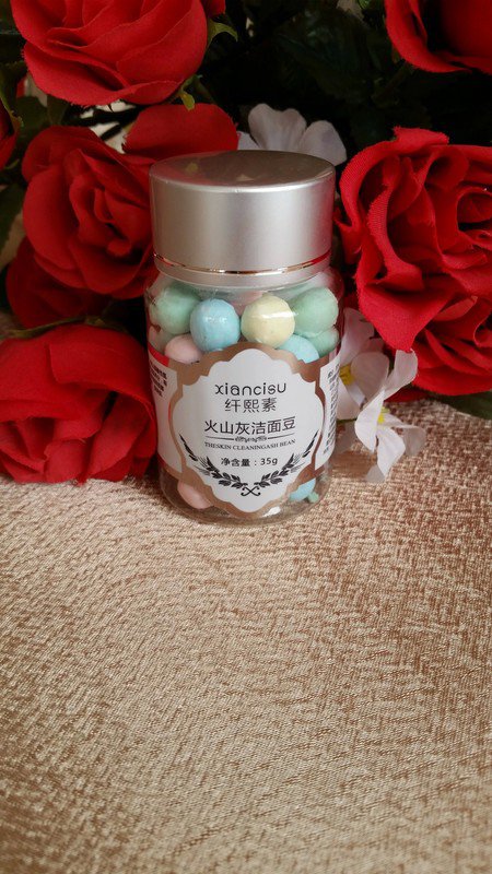 Gesichtsreinigung Perlen. Asia Kosmetik.