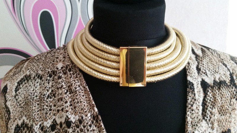 Collier Kette mit Magnet Verschluss. Neu