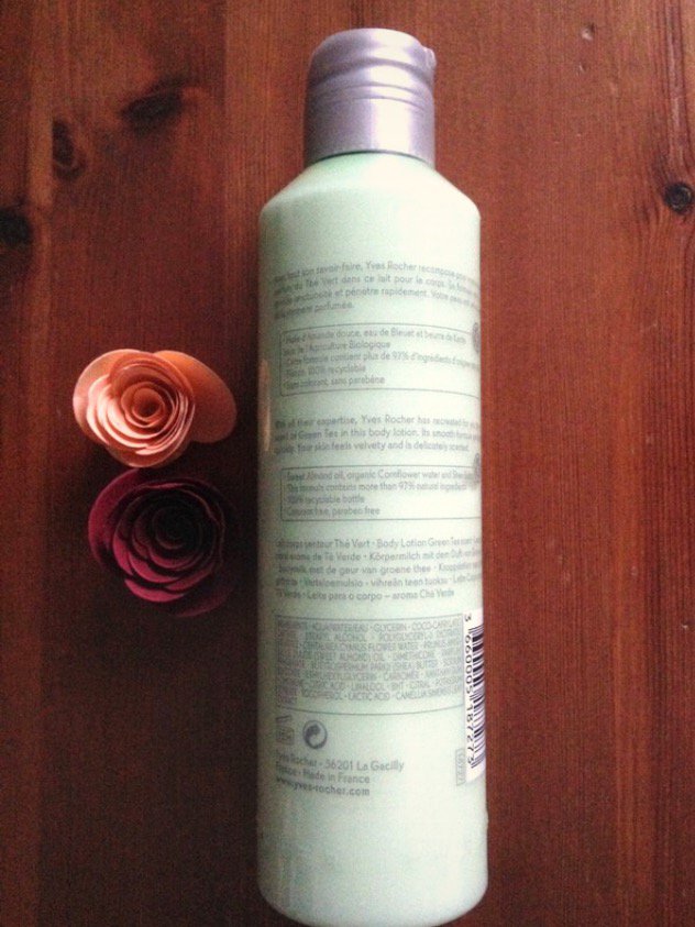 Bodylotion von Yves Rocher Grüner Tee NEU