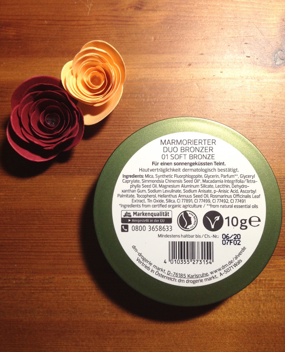 Natürlicher Bronzer von Alverde