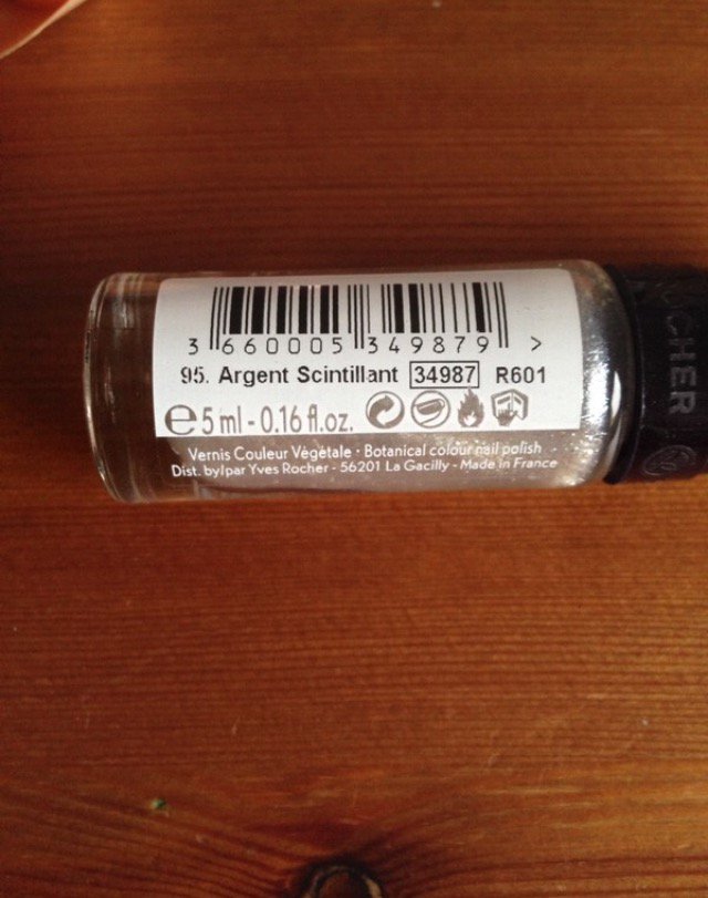 Glitzerlack in Silber-Weiß von Yves Rocher NEU