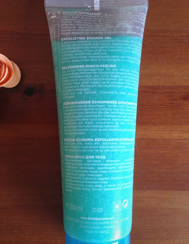 Erfrischendes Duschpeeling von Daniel Jouvance 250 ml NEU