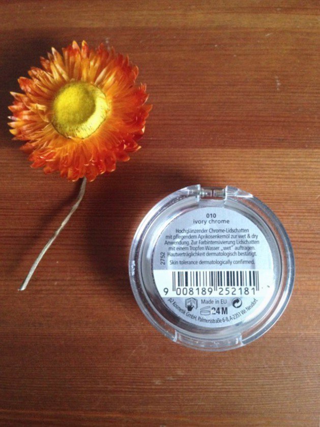 Monolidschatten von p2 in Weiß/Schimmer