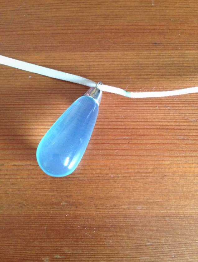 Halskette mit Anhänger in Türkis von Giorgio Armani