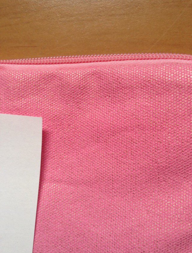 Kosmetiktasche von Yves Rocher in Rosa mit Gold NEU