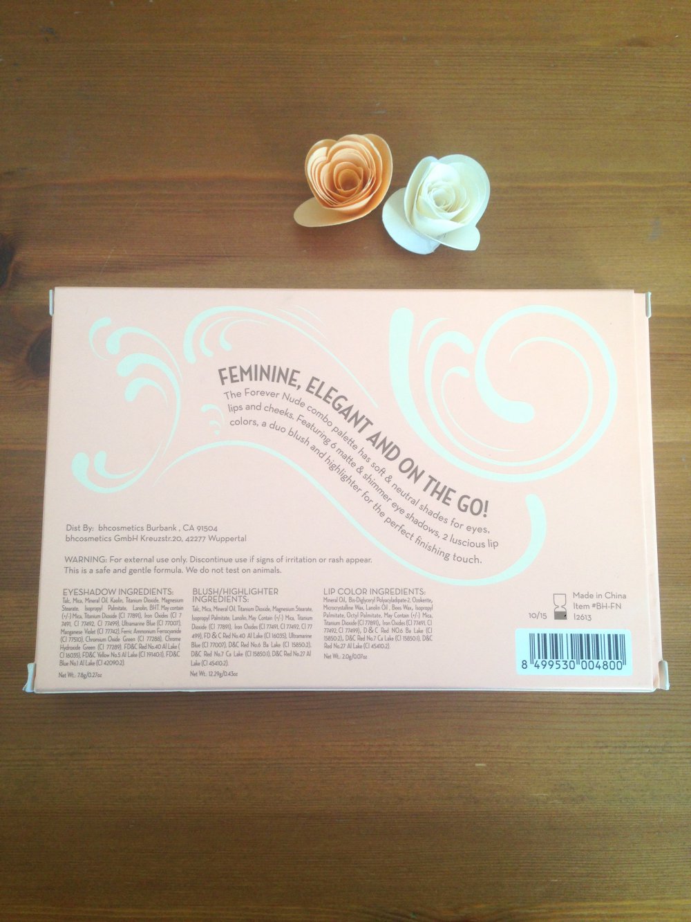 Palette von bhcosmetics Forever Nude