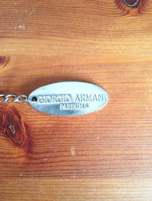 Halskette mit Anhänger in Türkis von Giorgio Armani