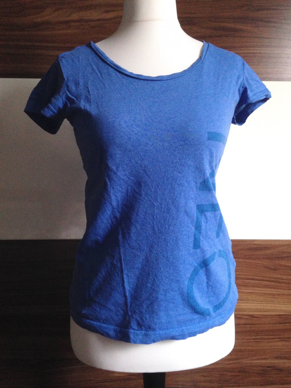 Blaues T-Shirt von Adidas Neo Größe 38