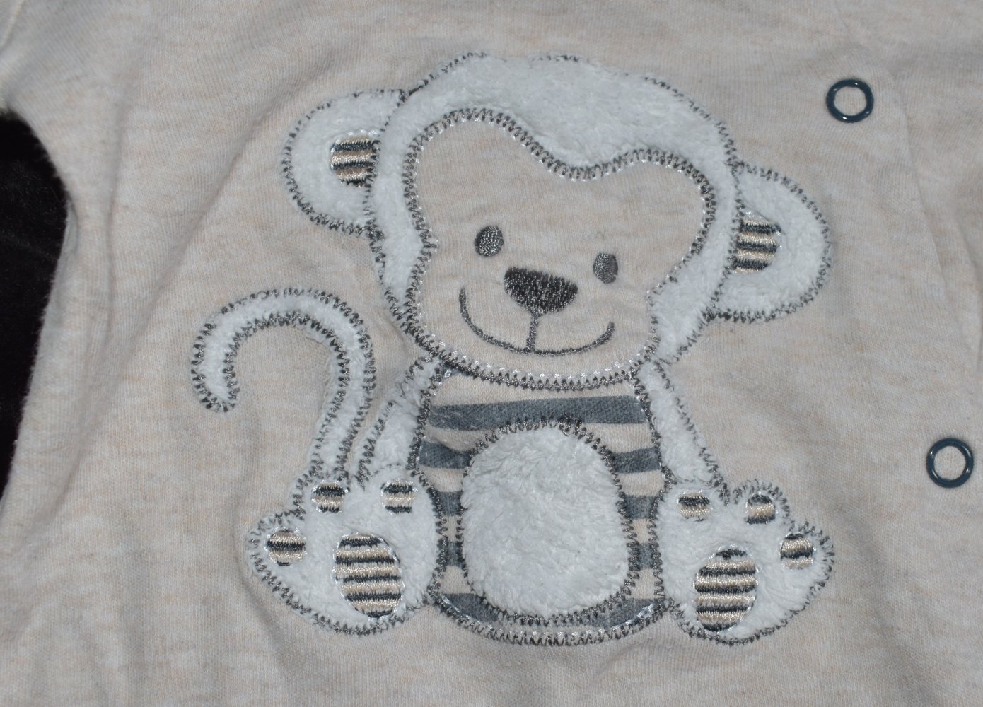 Strampler, Strampelanzug mit Affen, Gr. 80