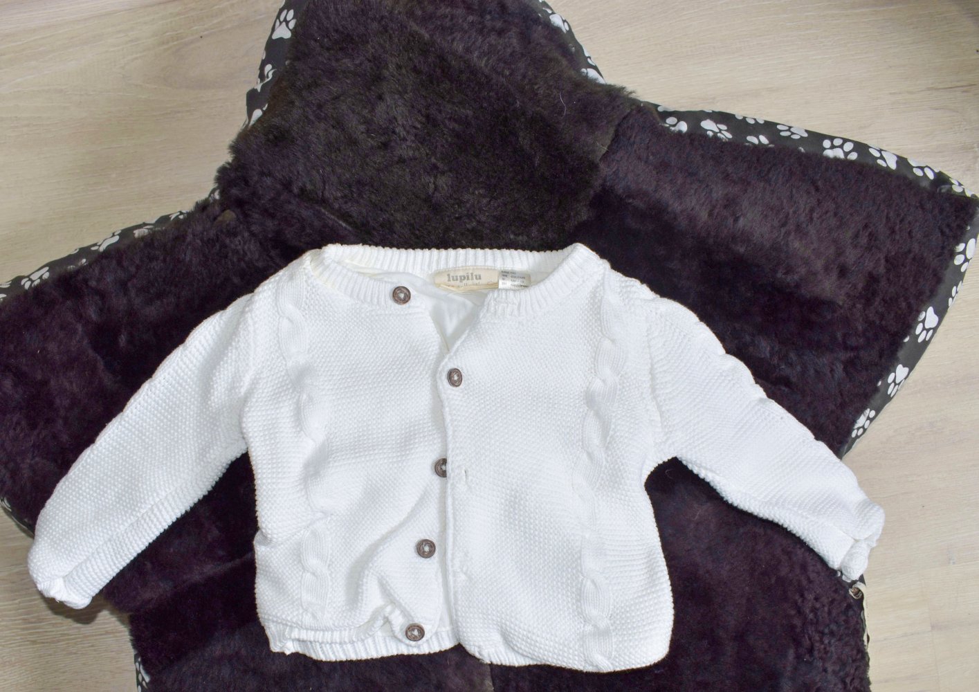 Strickjacke Lupilu, Gr. 62/68, Pure Collection