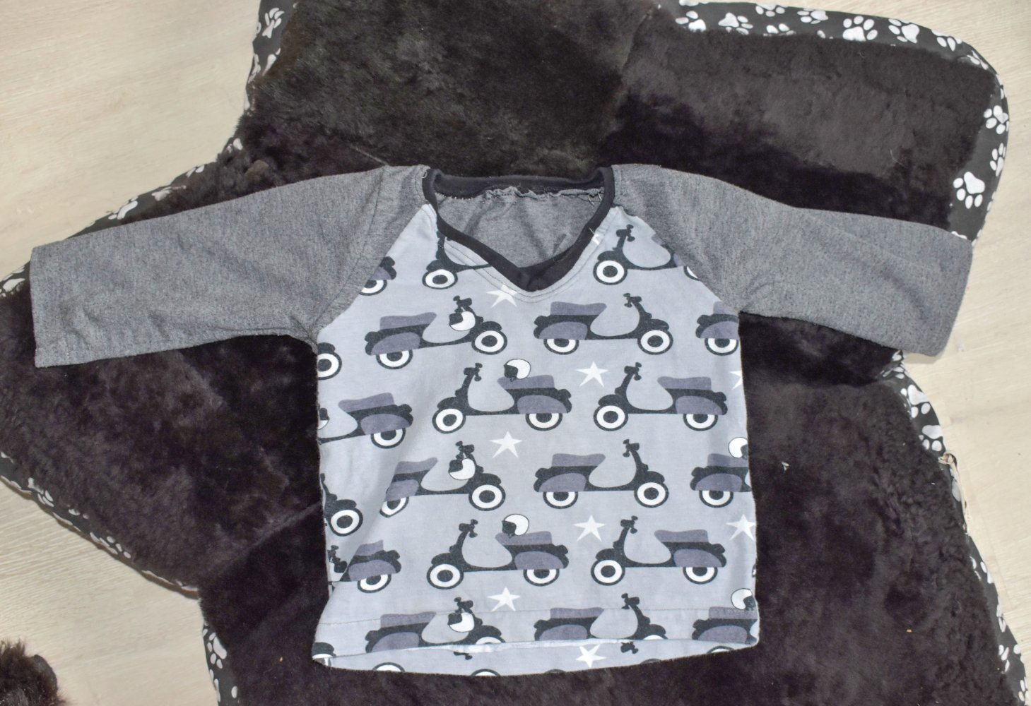 handmade Shirt, Größe 68, mit Roller