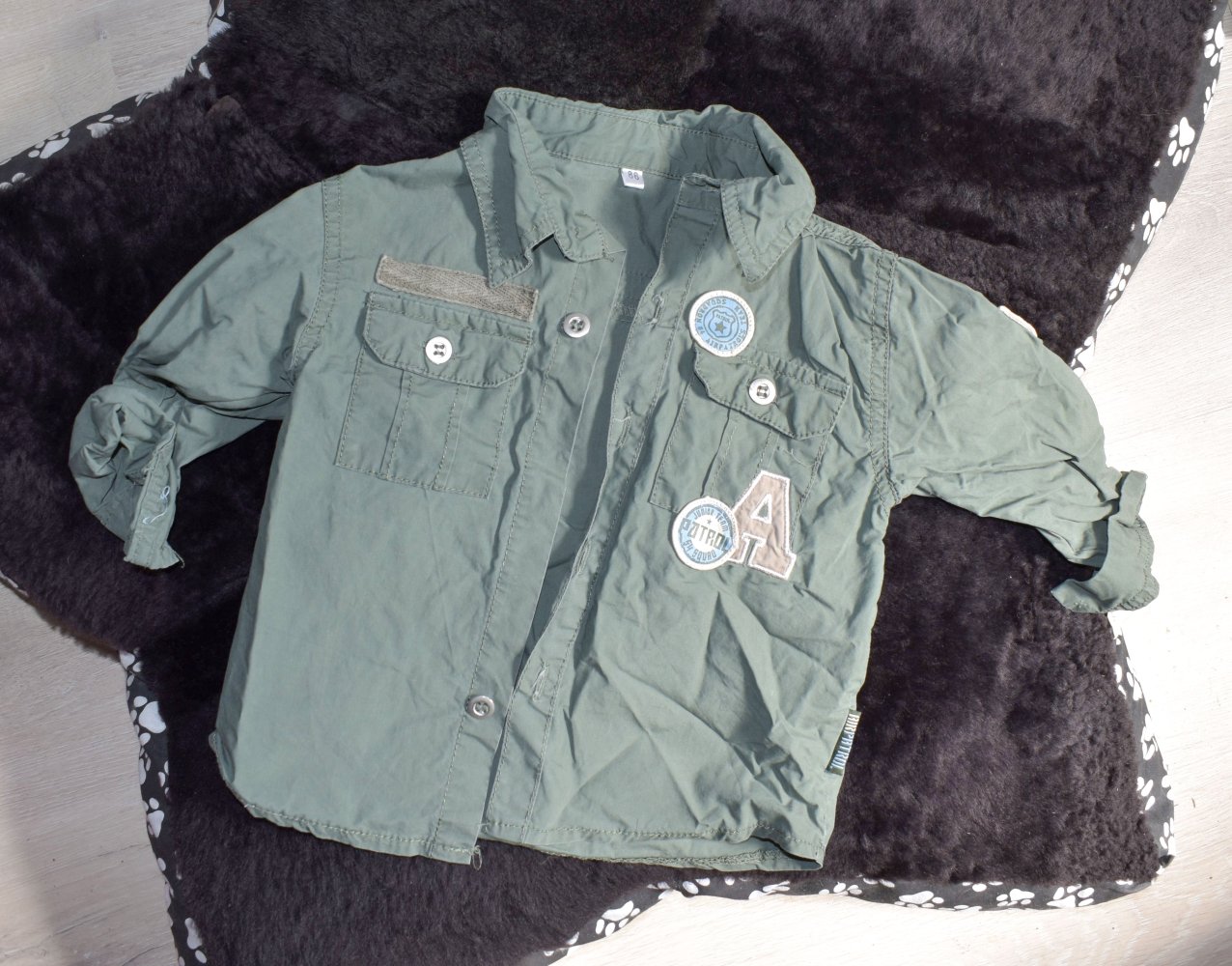 Hemd grün, Baumwolle, Airpatrol, Gr. 86