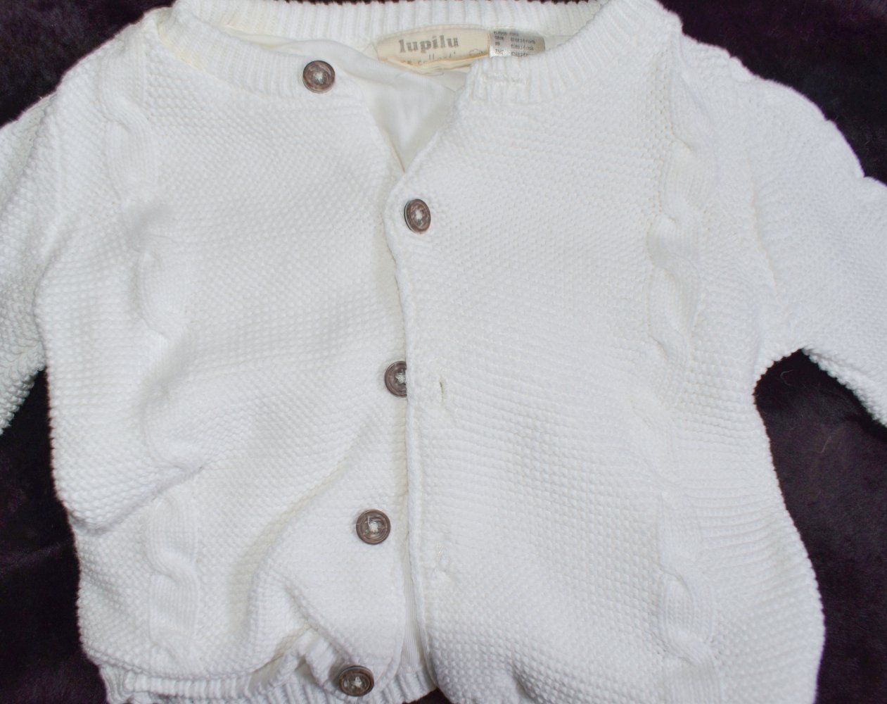 Strickjacke Lupilu, Gr. 62/68, Pure Collection